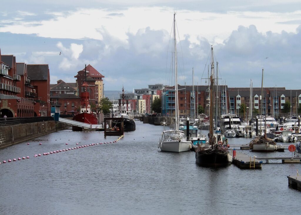 Swansea docks